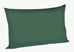 Fleuresse Uni-Satin-Kissenbezug grün