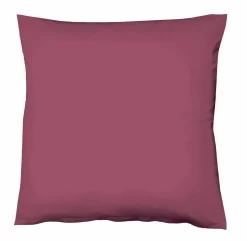 Fleuresse Uni-Satin-Kissenbezug rot