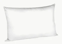 Fleuresse Uni-Satin-Kissenbezug weiß