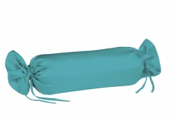 Fleuresse Uni-Satin-Nackenrollenbezug blau