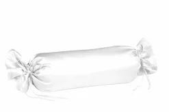 Fleuresse Uni-Satin-Nackenrollenbezug weiß