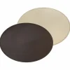 Freeform Tischset oval 45x34cm beigebraun