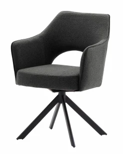 4-Fuß Armlehnstuhl grau