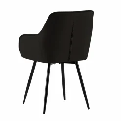 4-Fuß Stuhl drehbar schwarz