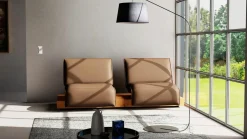 Funktionselement 2-sitzig braun