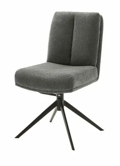 4-Fußstuhl silberfarben