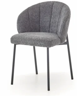 4-Fuß-Stuhl silberfarben