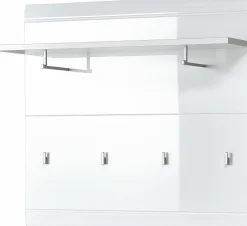 Garderobenpaneel weiß