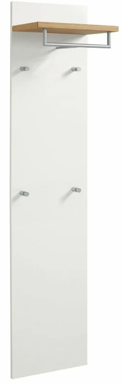 Garderobenpaneel weiß