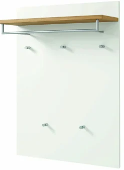 Garderobenpaneel weißbraun