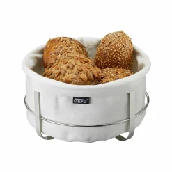 Gefu Brotkorb silberfarben