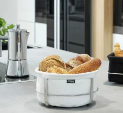 Gefu Brotkorb silberfarben