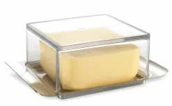 Gefu Butterdose 125g silberfarben