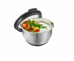 Gefu Edelstahlschüssel 600ml schwarz