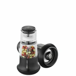 Gefu Pfeffermühle mit Salzstreuer schwarz