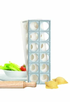 Gefu Ravioli/Maultaschenbrett silberfarben