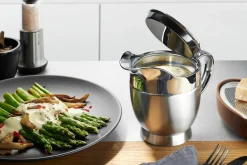 Gefu Thermo-Sauciere silberfarben