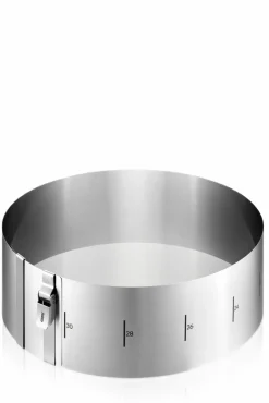 Gefu Tortenring 10cm silberfarben