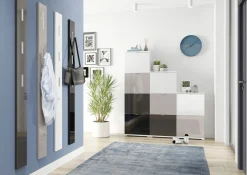 Germania Garderobenpaneel grau