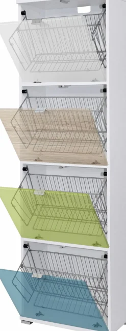 Germania Systemschuhschrank weiß