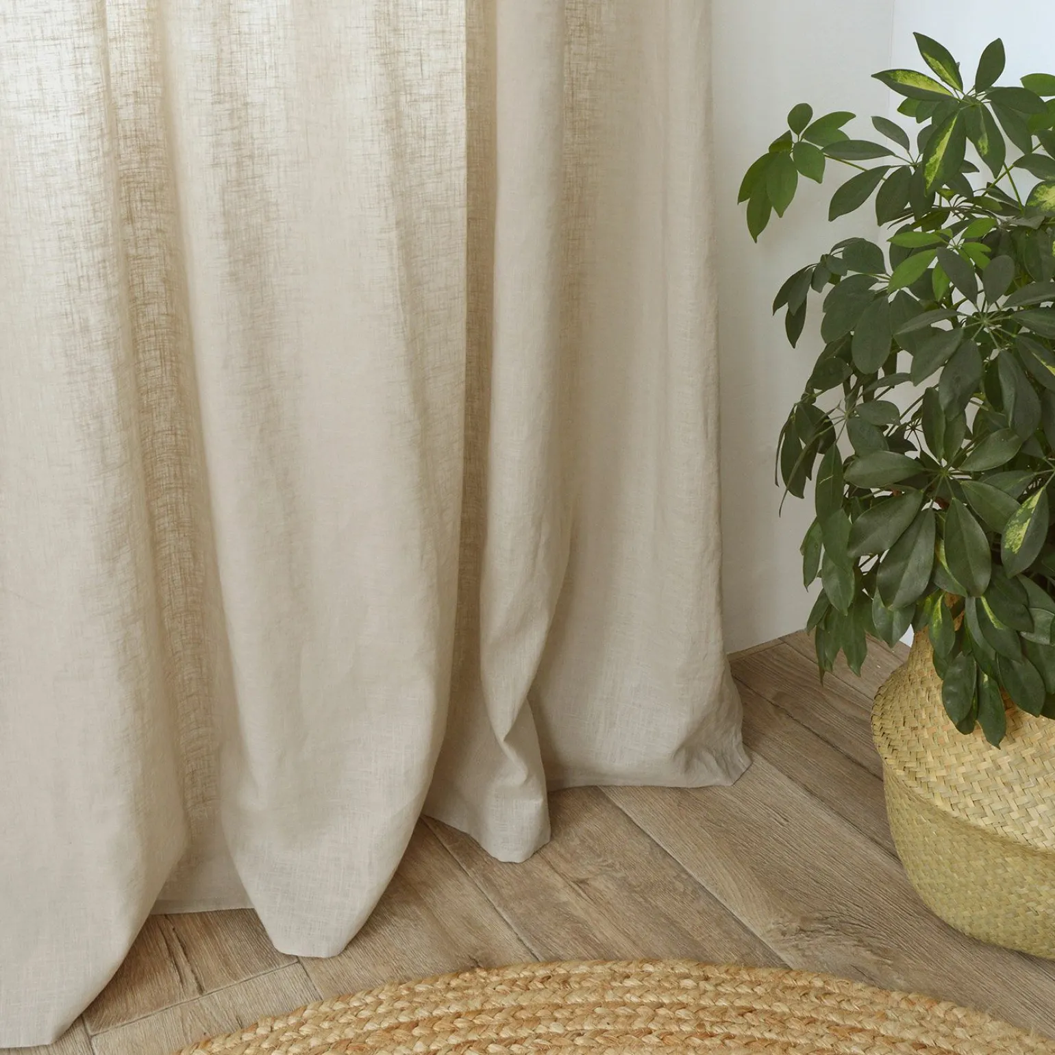 Gerster Gardinen-Vorhang braungelb