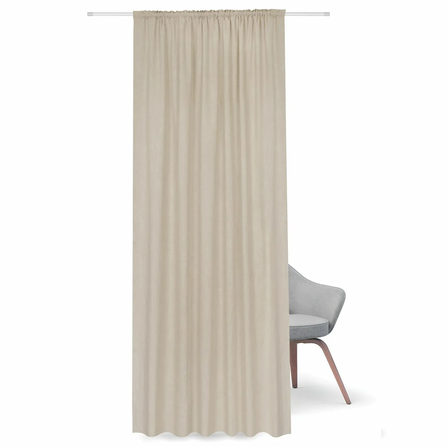 Gerster Gardinen-Vorhang braungelb