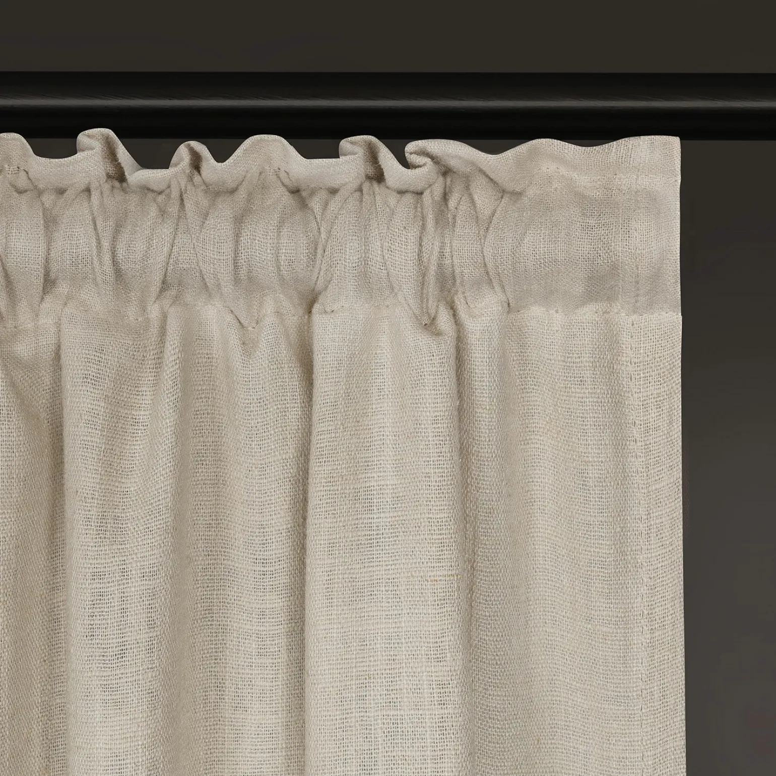 Gerster Gardinen-Vorhang braungelb