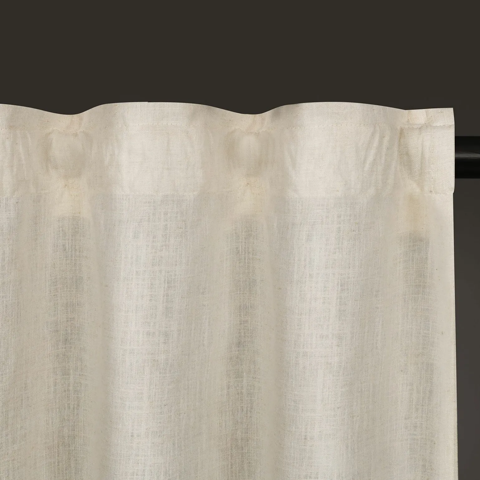 Gerster Gardinen-Vorhang beige