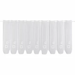 Gerster Schlaufen-Bistrogardine weiß