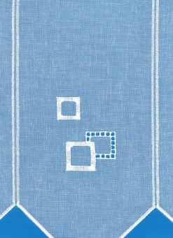 Gerster Schlaufen-Bistrogardine weiß