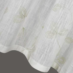 Gerster Schlaufen-Bistrogardine weiß