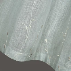 Gerster Schlaufen-Bistrogardine grau