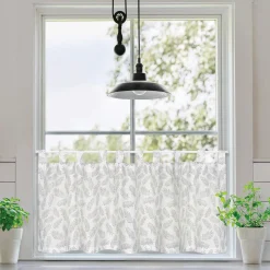 Gerster Schlaufen-Bistrogardine weiß