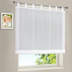 Gerster Schlaufenrollo weiß