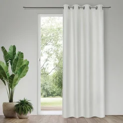 Gerster Ösenvorhang Blackout, uni beige