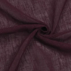 Gerster Ösenvorhang, uni, bordeaux rot