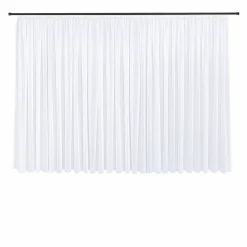 Gerster Store Effekt-Voile recycelt weiß