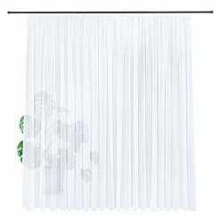 Gerster Store Voile recycelt weiß