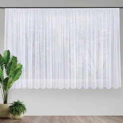 Gerster Store Voile recycelt weiß