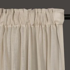 Gerster Vorhang mit Band u. Tunnelzug grau