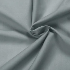 Gerster Vorhang mit Band u. Tunnelzug grau