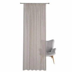 Gerster Vorhang mit verd. Schlaufen beige