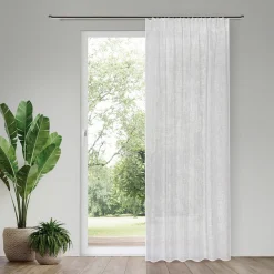 Gerster Vorhang mit verd. Schlaufen weiß