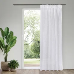 Gerster Vorhang mit verd. Schlaufen weiß