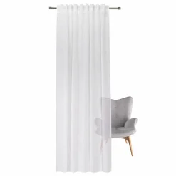 Gerster Vorhang mit verd. Schlaufen weiß