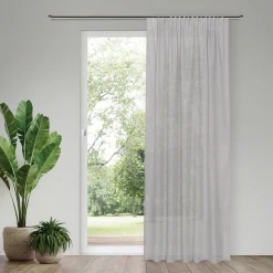 Gerster Vorhang mit verd. Schlaufen grau