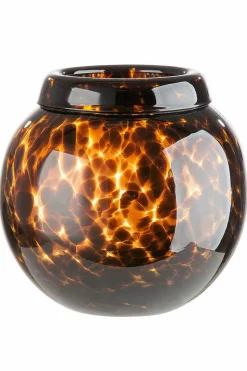 Gilde Rundvase 17,5cm braun