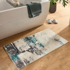 Gino Falcone Badteppich blaugrauweiß