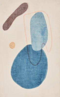 Gino Falcone Badteppich blauweiß