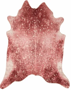 GINO FALCONE Fellform-Webteppich Gr.1 pink